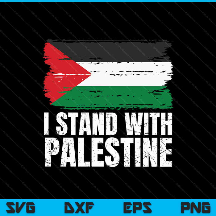 Palestine flag Palestinian map people lovers SVG cut file