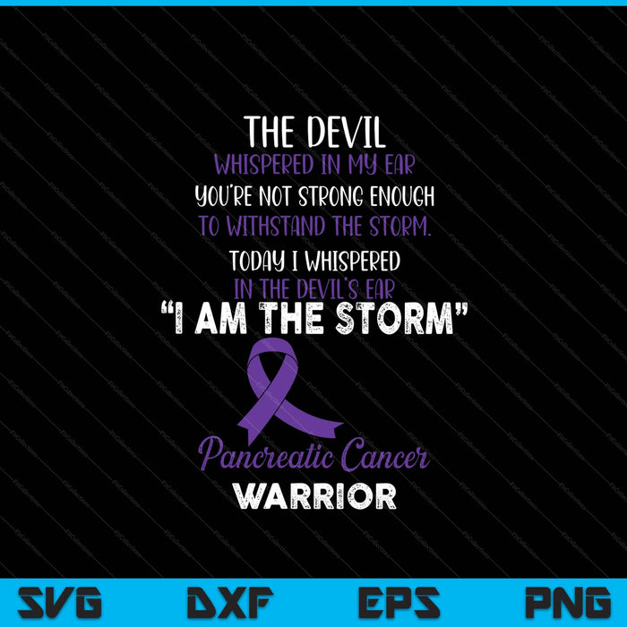 Pancreatic cancer fight cancer ribbon SVG cut file