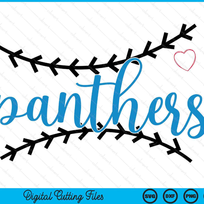 Panthers baseball game day SVG cut file