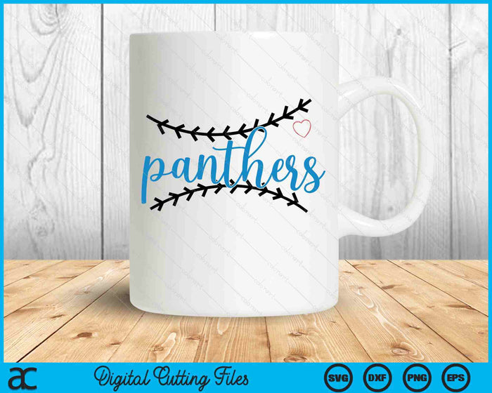 Panthers Baseball Game Day SVG PNG Digital Printable Files