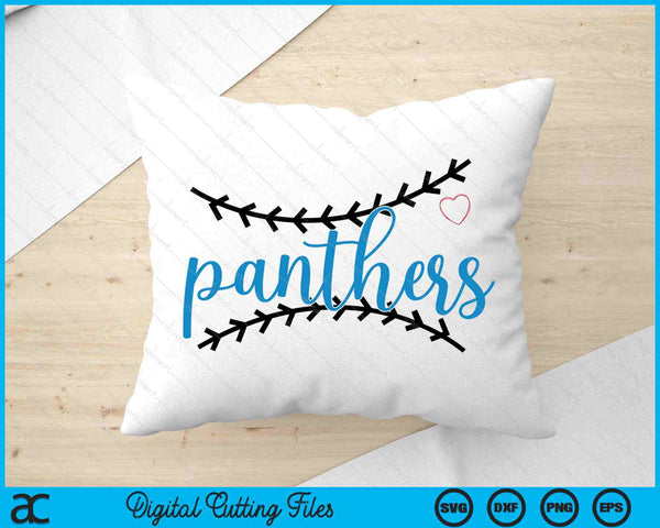 Panthers Baseball Game Day SVG PNG Digital Printable Files