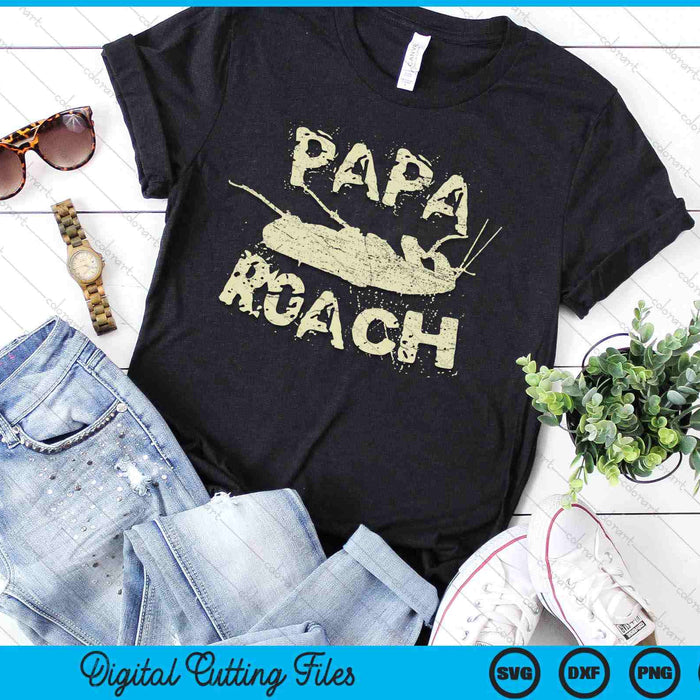 Papa Roach Cockroach Animal Funny Father SVG PNG Digital Printable Files
