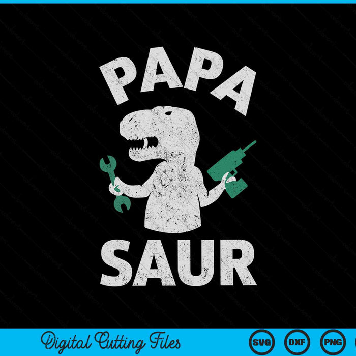 Papa Saur grappige Trex dinosaurus SVG PNG digitale snijbestanden