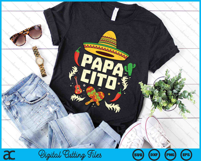 Papacito Family Cinco De Mayo SVG PNG Digital Cutting Files