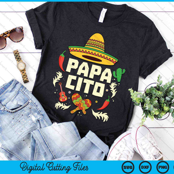 Papacito Family Cinco De Mayo SVG PNG Digital Cutting Files