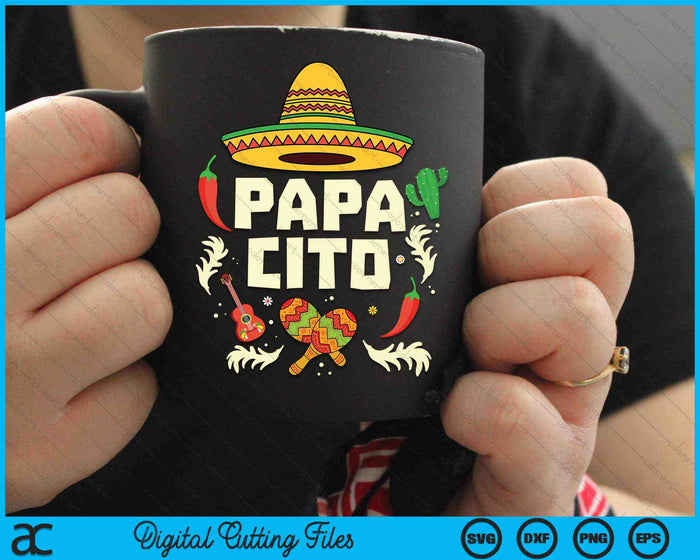 Papacito Family Cinco De Mayo SVG PNG Digital Cutting Files