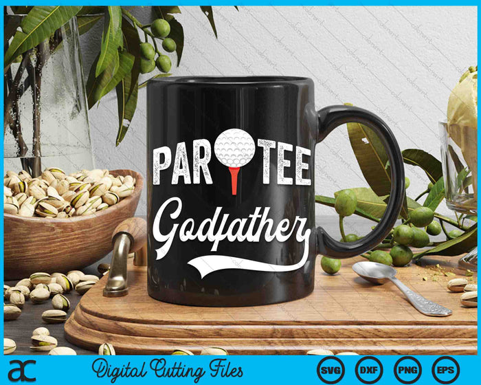 Par Tee Godfather Funny Partee Golf Pun SVG PNG Digital Cutting Files