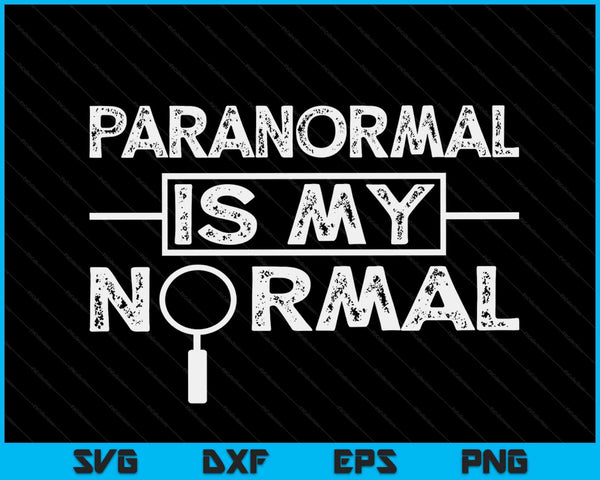 Paranormale onderzoeker Ghost Hunting SVG PNG digitale snijbestanden
