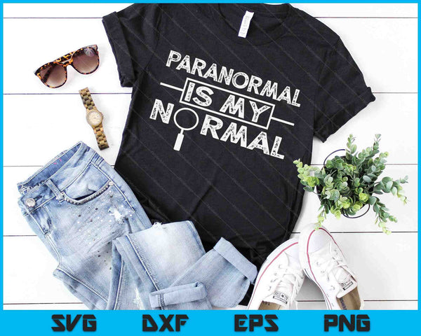 Paranormal Investigator Ghost Hunting SVG PNG Digital Cutting Files