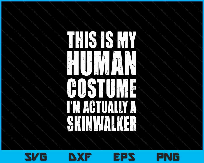 Paranormal Occult Skinwalker Costume SVG PNG Digital Cutting Files