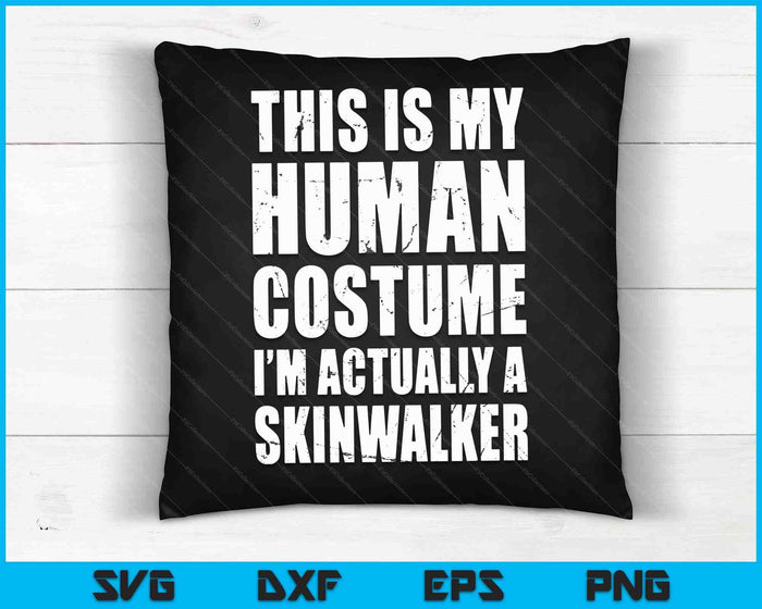 Paranormal Occult Skinwalker Costume SVG PNG Digital Cutting Files