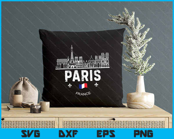 Paris Souvenir Travel SVG PNG Digital Printable Files