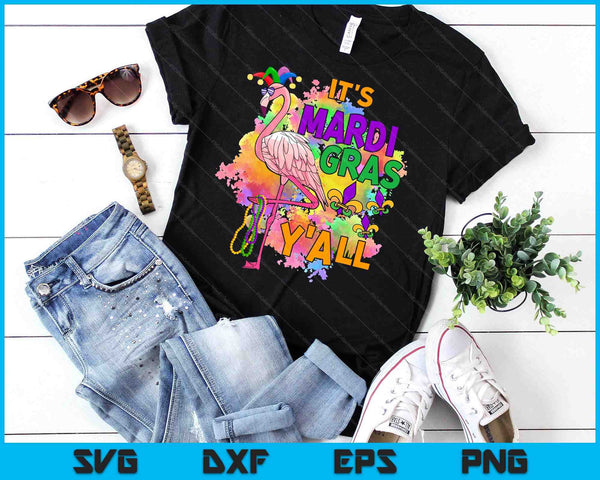 Party Mardi Gras Gift Idea Its Mardi Gras Yall Mardi Gras SVG PNG Digital Printable Files