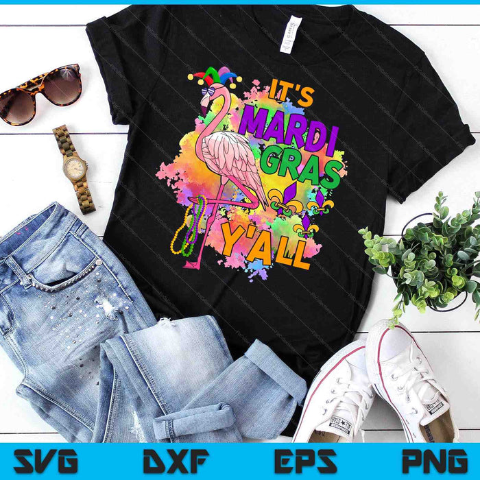 Party Mardi Gras Gift Idea Its Mardi Gras Yall Mardi Gras SVG PNG Digital Printable Files
