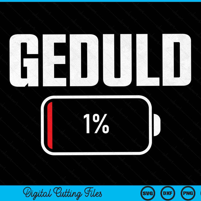 Patience 1% sayings for men SVG cut file