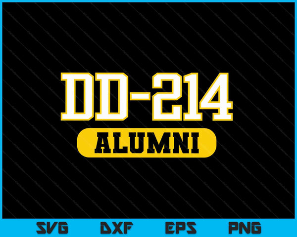 Patriótico DD-214 Alumni SVG PNG Cortar archivos imprimibles