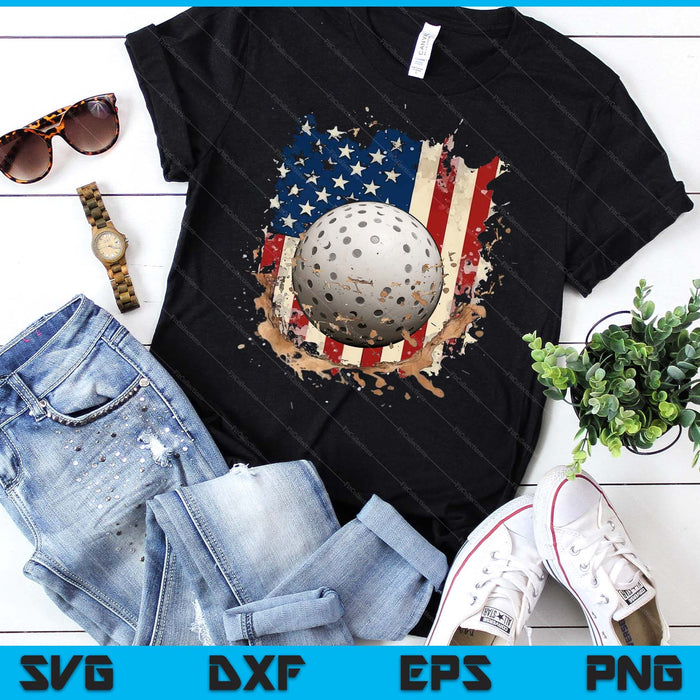 Patriotic Hockey 4th Of July Men USA American Flag Boys SVG PNG Digital Printable Files