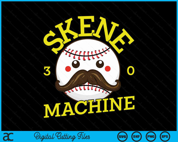 Paul skenes - skene machine - Pittsburgh baseball SVG PNG cut file for Cricut