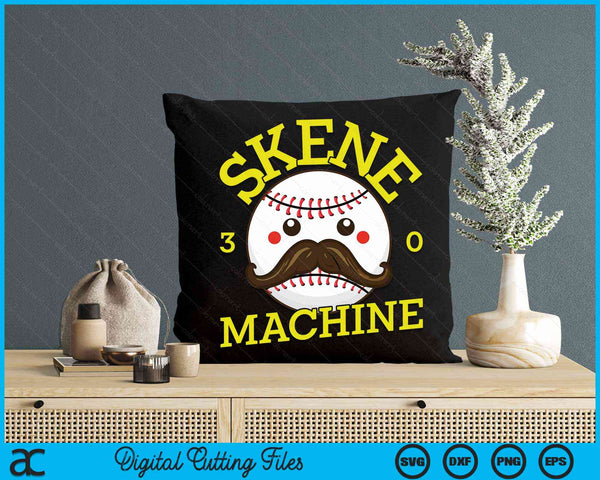 Paul Skenes - Skene Machine - Pittsburgh Baseball SVG PNG Digital Cutting File