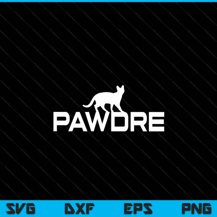 Pawdre Cat Dad Father's Day Lover SVG PNG Digital Cutting Files