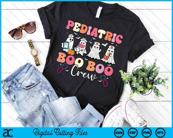 Pediatric Nurse Boo Boo Crew Ghost Nurse Halloween SVG PNG Digital Printable Files