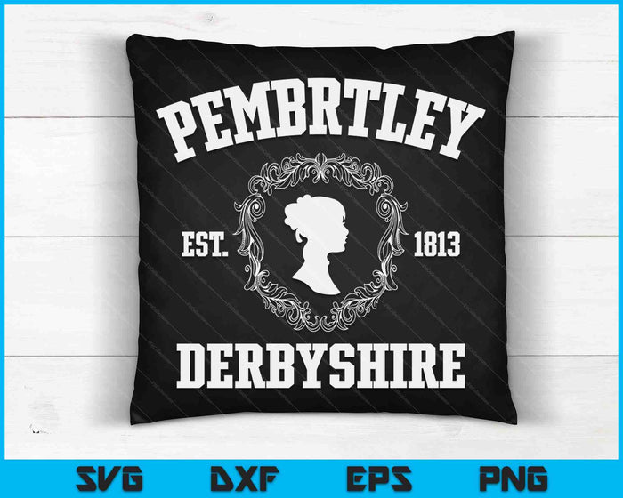 Pemberley Derbyshire 1813 Pride And Prejudice Jane Austen SVG PNG Digital Cutting Files