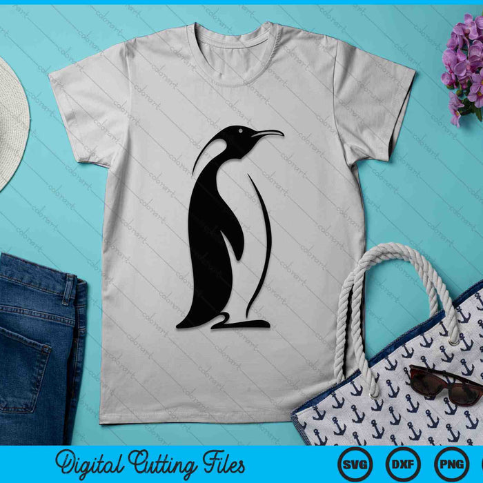 Penguin Animal Logo SVG PNG Digital Printable Files