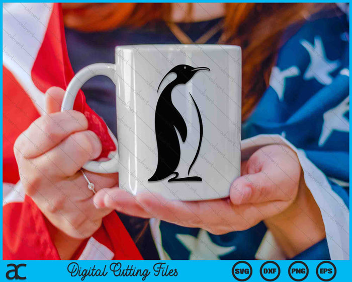 Penguin Animal Logo SVG PNG Digital Printable Files