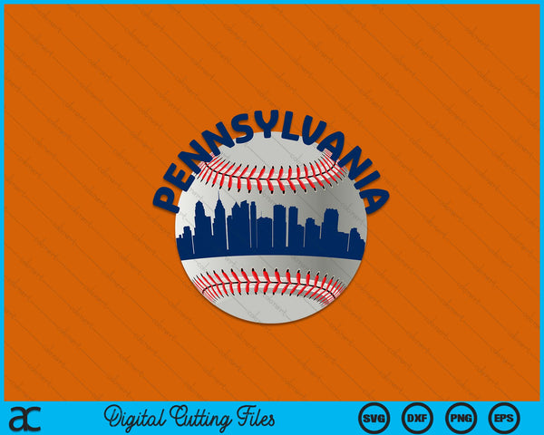 Pennsylvania Baseball Team Fans of Space City SVG PNG Cutting Printable Files