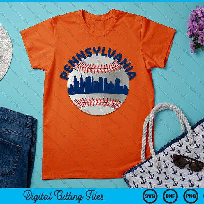 Pennsylvania Baseball Team Fans of Space City SVG PNG Cutting Printable Files