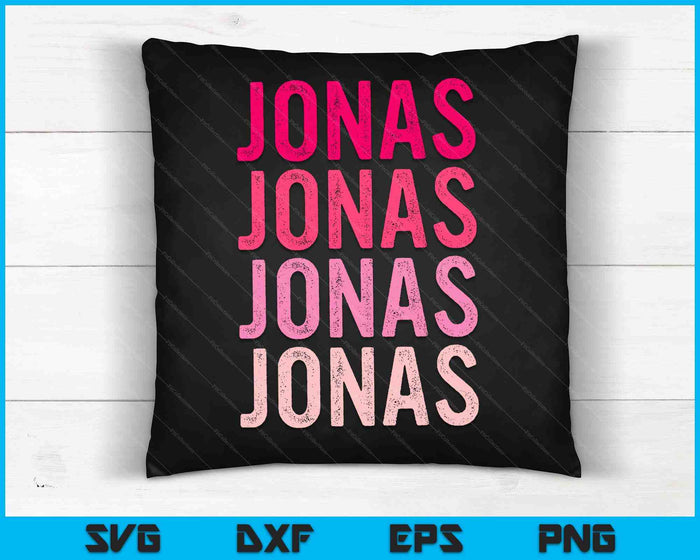 Personalized Name Jonas I Love Jonas SVG PNG Digital Cutting Files