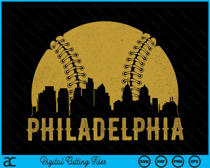 Philadelphia Baseball Fan SVG PNG Cutting Printable Files