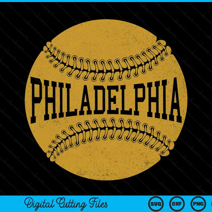 Philadelphia Baseball Fan SVG PNG Digital Cutting Files