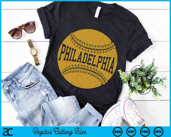 Philadelphia Baseball Fan SVG PNG Digital Cutting Files