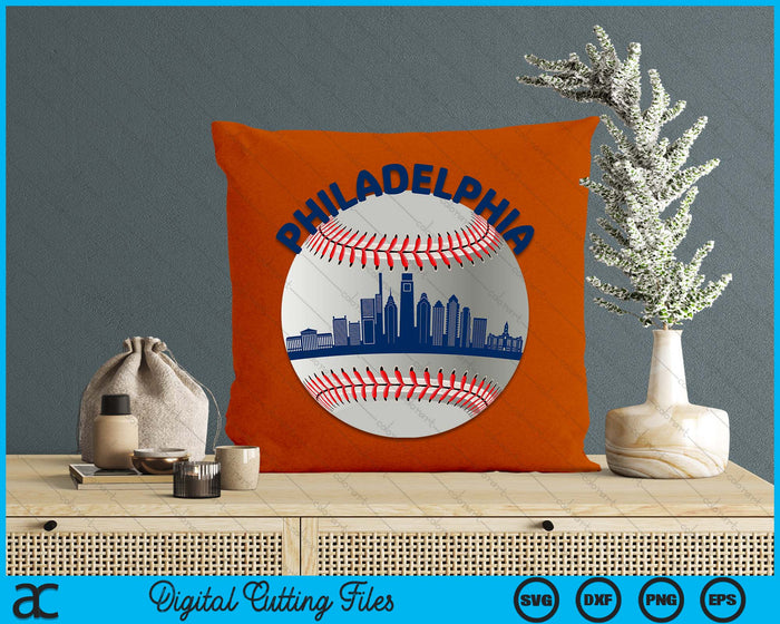 Philadelphia Baseball Team Fans of Space City SVG PNG Cutting Printable Files