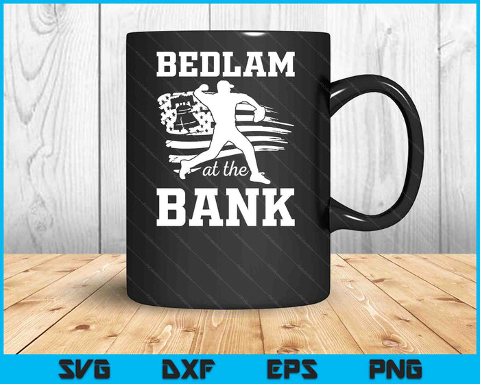 Philly Bedlam Bedlam bij de Bank Philadelphia Baseball SVG PNG digitale snijbestanden