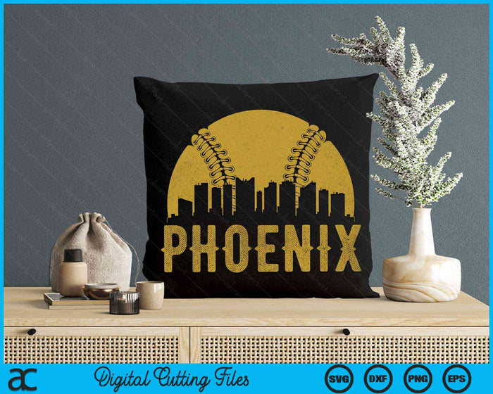 Phoenix Baseball Fan SVG PNG Cutting Printable Files