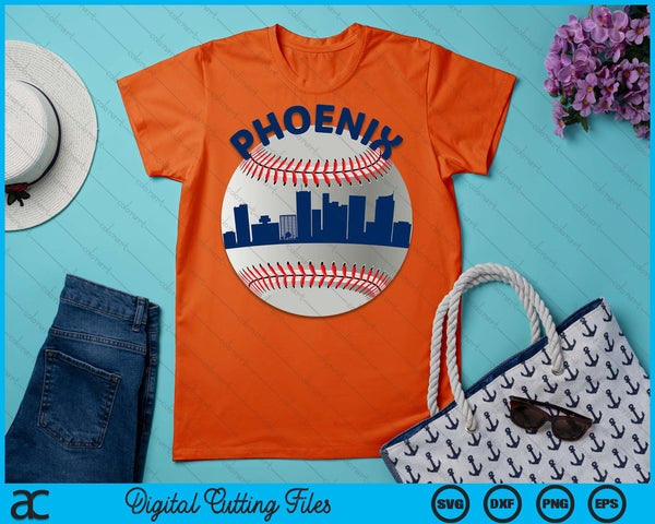Phoenix Baseball Team Fans of Space City SVG PNG Cutting Printable Files