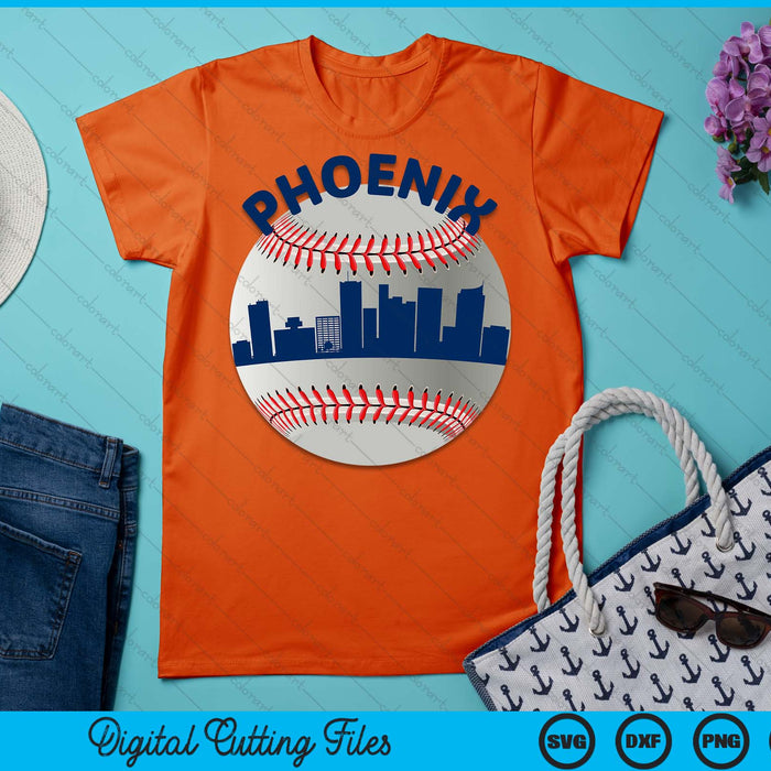 Phoenix Baseball Team Fans of Space City SVG PNG Cutting Printable Files