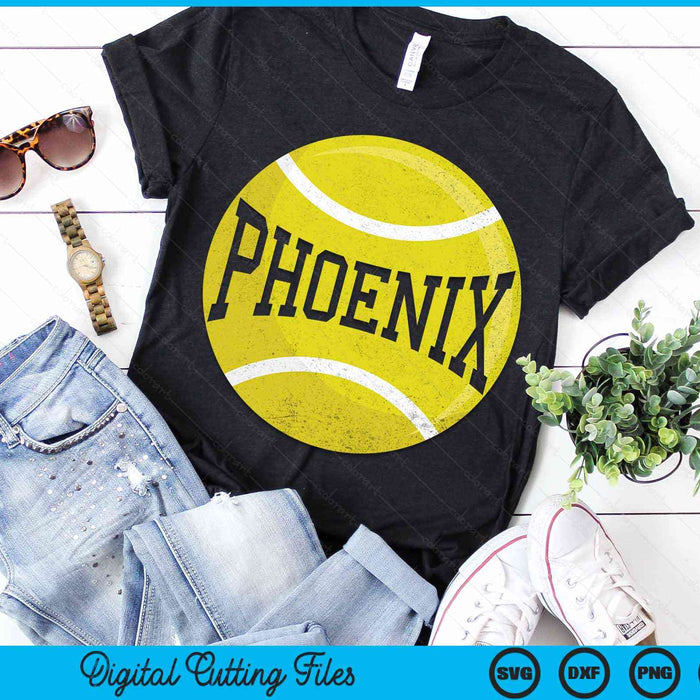 Phoenix Tennis Fan SVG PNG Digital Cutting Files