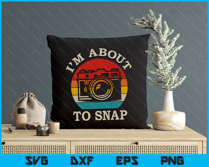 Photographer Gift Camera Saying Funny Vintage Photography SVG PNG Digital Printable Files