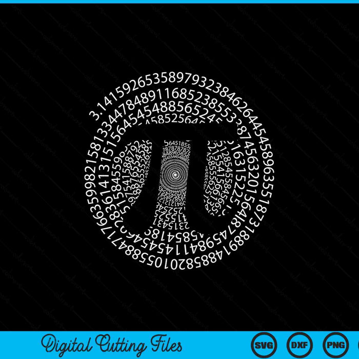Pi 3,14 pi number symbol math science SVG cut file
