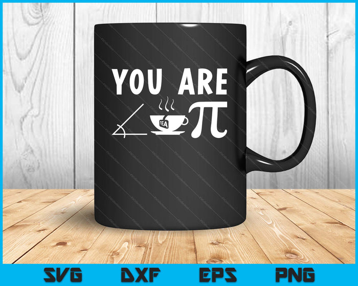 Pi Day Women Teacher Math Cutie Pie Acute Tea Pie SVG PNG Digital Cutting Files
