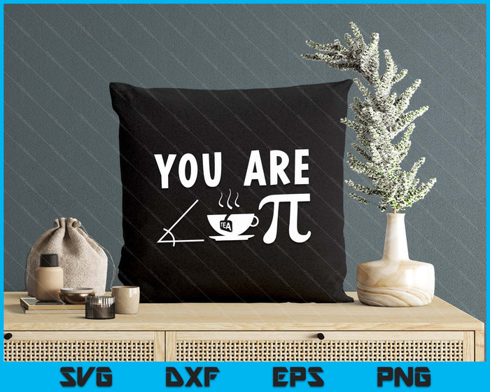 Pi Day Women Teacher Math Cutie Pie Acute Tea Pie SVG PNG Digital Cutting Files
