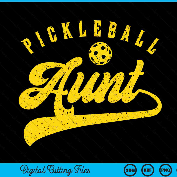 Pickleball Aunt SVG PNG Digital Cutting File