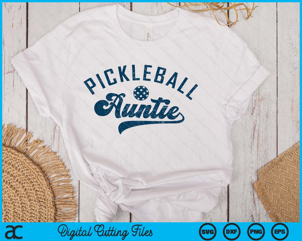 Pickleball Auntie Gifts Mother's Day SVG PNG Digital Printable Files