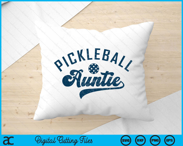 Pickleball Auntie Gifts Mother's Day SVG PNG Digital Printable Files