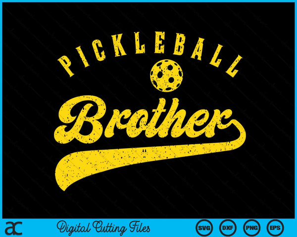 Pickleball Brother SVG PNG Digital Cutting File