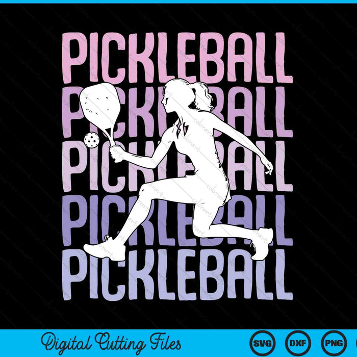 Pickleball SVG PNG cut file for Cricut