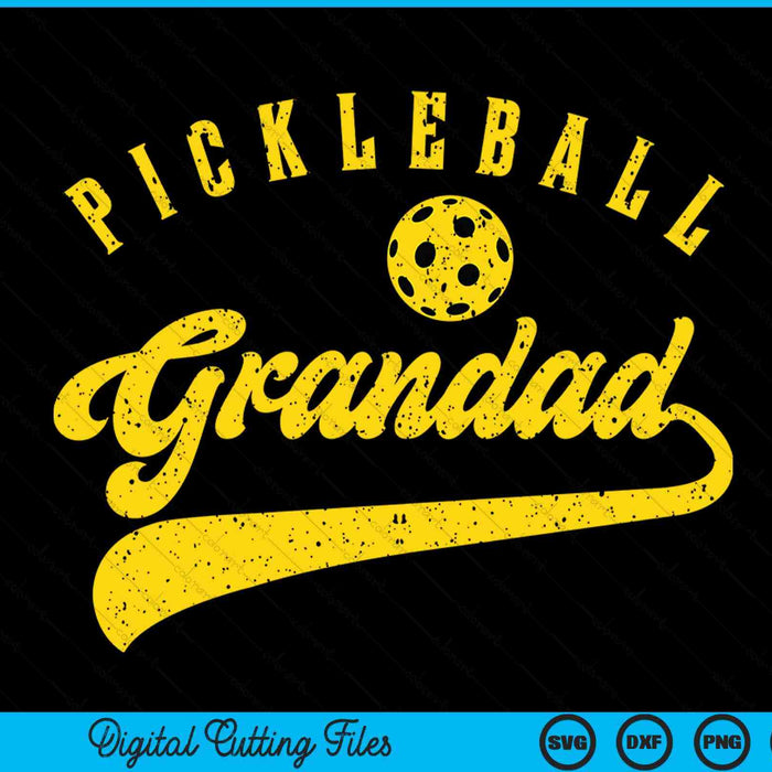 Pickleball Grandad SVG PNG Digital Cutting File